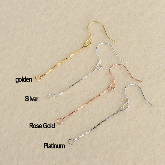 0.7 wire diameter Sterling Silver Earring Hooks|Earring Wires|Hypoallergenic 925 Hallmark Ear Wires French Fish Hooks for Earrings