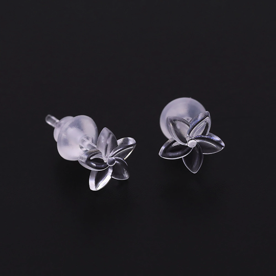 clear earrings|ear piercing|nose piercing retainers|Ear Piercing|Clear Piercing Retainer with Fat Top