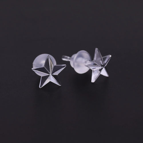 clear earrings|ear piercing|nose piercing retainers|Ear Piercing|Clear Piercing Retainer with Fat Top