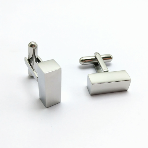 Wholesale 3D rectangle cufflinks bezel|Engravable Cufflinks|3mm thick Titanium steel|Mirror polishing|Wedding cufflinks|Groomsmen Cufflinks