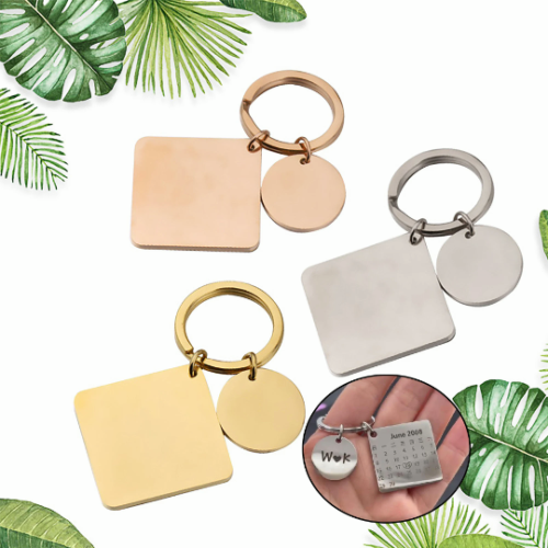 Thick Stamping Blank Charms|Engravable dog tag|engravable keychain| 304 Stainless Steel Blank Stamping Tag Pendants for Jewelry Making