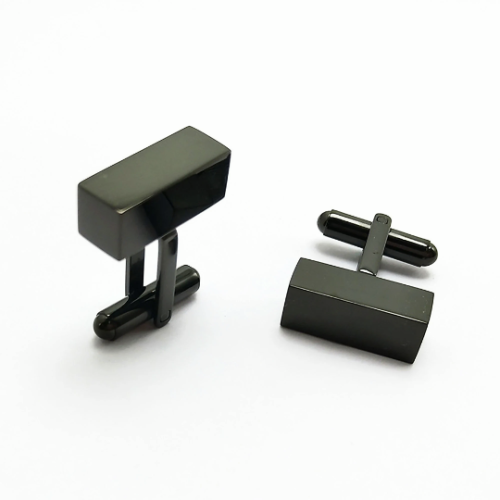 Wholesale 3D rectangle cufflinks bezel|Engravable Cufflinks|3mm thick Titanium steel|Mirror polishing|Wedding cufflinks|Groomsmen Cufflinks