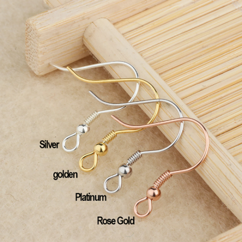 0.7 wire diameter Sterling Silver Earring Hooks|Earring Wires|Hypoallergenic 925 Hallmark Ear Wires French Fish Hooks for Earrings