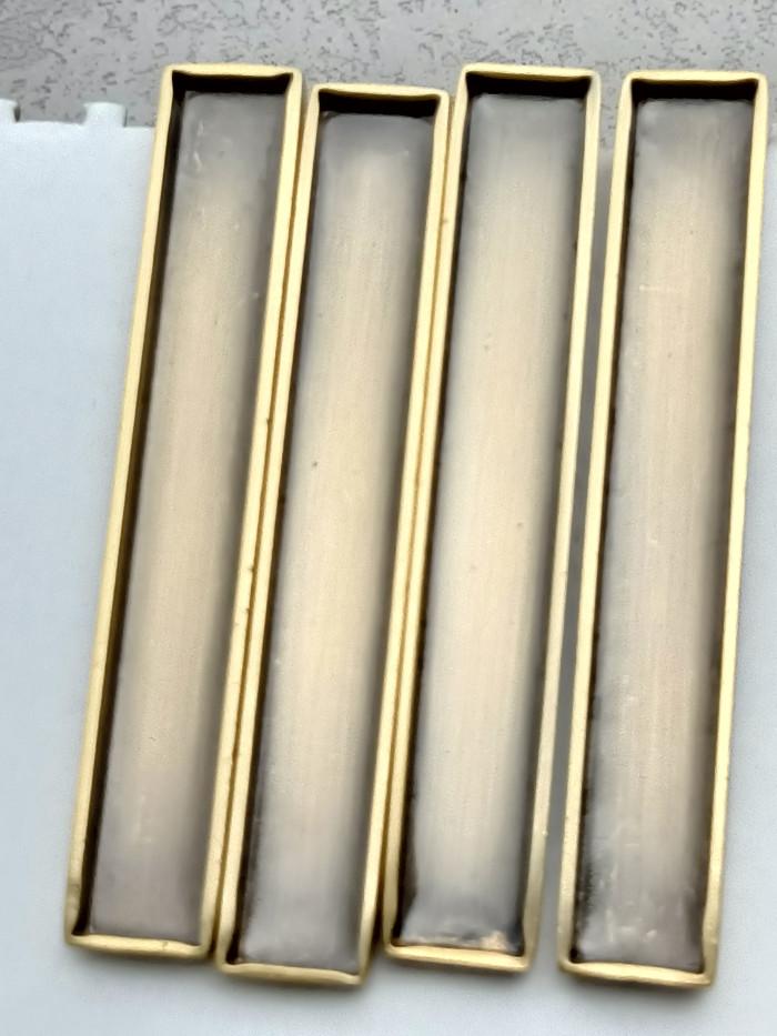Tie clips blank- Resin DIY Jewelry- High quality Vacuum plating Tie Bar For Mens Tie clips High-grade Clamp Business Wedding Tie Clip