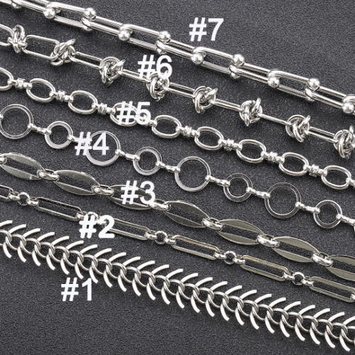 Durable Barbed Wire Chain -Silver Heavy Duty Rustless Chain Jewelry Chain for permanent jewelry Making Anklets, Bracelets, and Waist Chains,
