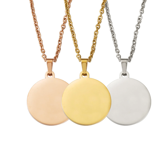 Blank necklace pendants best sale