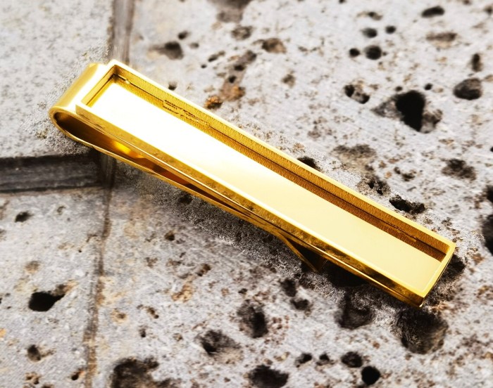 Thicken Titanium steel Tie clips blank, mirror polished,rectangular bezel,Resin DIY,Wedding Tie Clip,Resin Crafts making