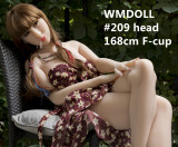 WMDOLL #209ヘッド 新骨格採用 身長選択可能 TPE製 オプション全て無料 送料無料ダッチワイフ