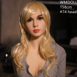 WMDOLL #74ヘッド 新骨格採用 身長選択可能 TPE製 オプション全て無料 送料無料ダッチワイフ