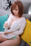 JYDOLL シリコン製ヘッド+TPE製ボディ 161cm E-cup 小诺 新骨格採用 送料無料ダッチワイフ