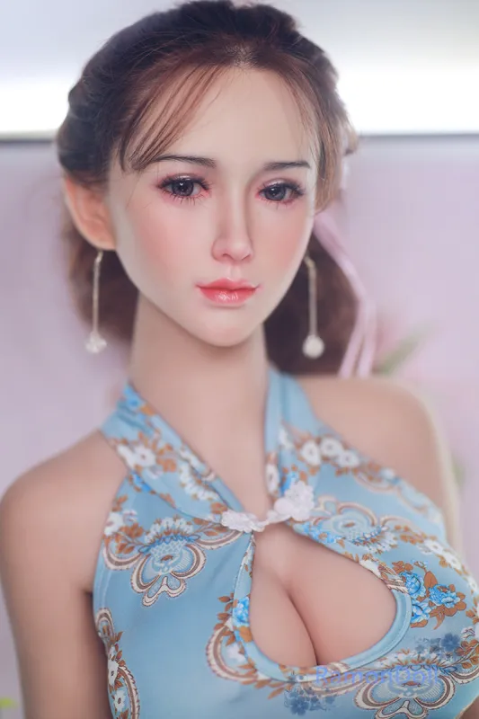 JYDOLL シリコン製ヘッド+TPE製ボディ 161cm E-cup 小诺 新骨格採用 送料無料ダッチワイフ