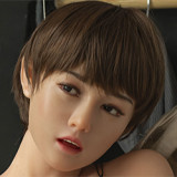 ラブドール Jiusheng Doll シリコン製頭部+TPEボディ 150cm Bカップ #21ヘッド 送料無料ダッチワイフ