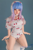 小さめラブドール Sanhui Doll  シームレス人形 103cm Bカップ #1ヘッド フルシリコン製ダッチワイフ