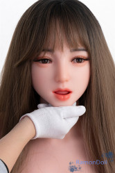 【オーラル機能付き】Art Doll シリコン製 ラブドール 148cm Dカップ A6-佳奈（舌付き） M16ボルト採用
