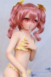 Aotume シリコン製ラブドール 135cm貧乳（スリムタイプ） #57ヘッド アニメ人形