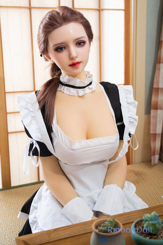 メイド服人形 Qita Doll ラブドール TPE製ボディ150cm Gカップ + シリコン製ヘッド#63 晓柒ちゃん 新骨格採用 送料無料ダッチワイフ