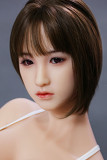 等身大女性モデル Sanhui Doll シリコン製ラブドール 156cm Dカップ #8ヘッド お口の開閉機能選択可ダッチワイフ
