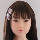 女子高校生 WAXDOLL ナチュラル肌 145cm Aカップ #GF03ヘッド フルシリコン製ダッチワイフ