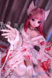 WMDOLL  ソフトビニール製ヘッド#Y001+TPEボディ 146cm Cカップ 頭部選択可 アニメドールダッチワイフ