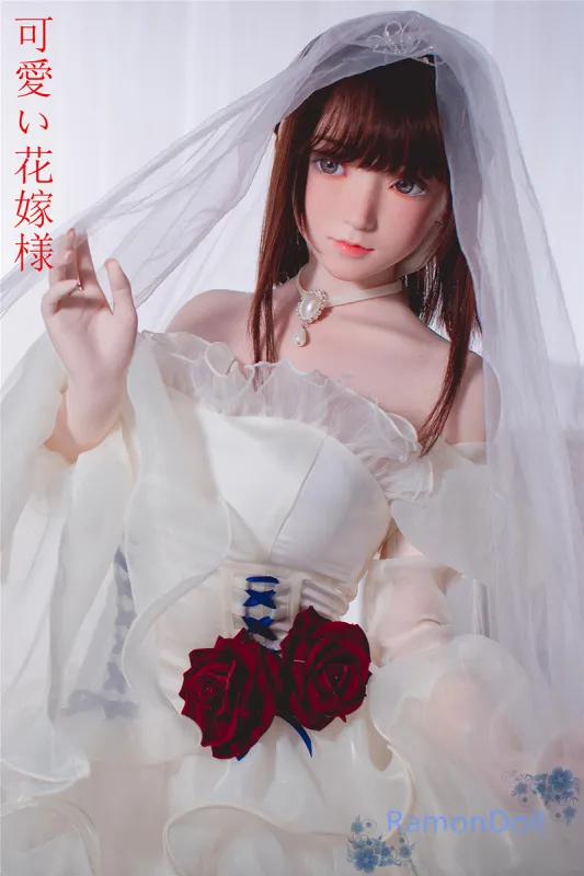 花嫁さん FUDOLL ラブドール148cm Dカップ #12ヘッド フルシリコンダッチワイフ