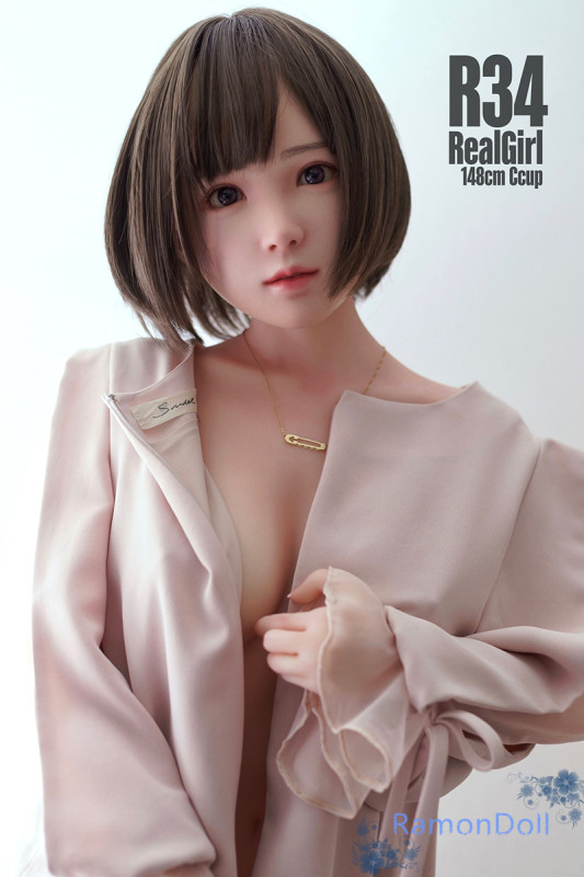 RealGirl 148cm Cカップ+シリコン製頭部R34 ヘッド材質＆ボディ選択可ダッチワイフ