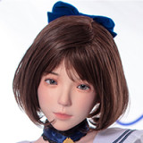 高校生の制服姿の人形 FUDOLL 136cm Aカップ #8番頭部 フルシリコンダッチワイフ