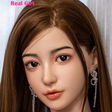 Real Girl 158cm巨乳 D3ヘッド ラブドール軟質シリコン材質頭部 口開閉機能やリアル口腔が無料 ボディ選択可ダッチワイフ
