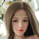 Doll Senior 160cm Fカップ #10番の軟質シリコンヘッド お口の開閉機能付き リアルラブドール