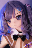 アニメドール WMDOLL TPE製ボディ 146cm Cカップ + ビニル製頭部#Y008ヘッドダッチワイフ