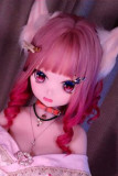 WMDOLL アニメヘッドY011 150cm Aカップ ソフビヘッド+TPE製ボディ ダッチワイフ