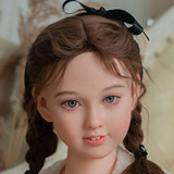 WAXDOLL フルシリコン製ラブドール 100cm 貧乳 #G26ヘッド 送料無料ダッチワイフ