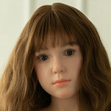 【新型ボディ】WAXDOLL 137cm バスト平 #GD10-1 ヘッド リアルメイク付き シリコン製ラブドール