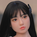 【新型ボディ】WAXDOLL 137cm バスト平 #GD10-1 ヘッド リアルメイク付き シリコン製ラブドール