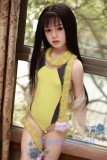 【新型ボディ】WAXDOLL 137cm バスト平 #GD10-1 ヘッド リアルメイク付き シリコン製ラブドール