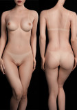【新型ボディ】WAXDOLL 137cm バスト平 #GD10-1 ヘッド リアルメイク付き シリコン製ラブドール