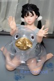 WAXDOLL 120cm 貧乳 #GB05Rヘッド シリコンラブドール ダッチワイフ