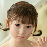 WAXDOLL 120cm 貧乳 #GB05Rヘッド シリコンラブドール ダッチワイフ