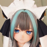 アニメドール WMDOLL 140cm Bカップ ソフビヘッド+シリコン製ボディ Y012ヘッド ボディ材質選択可