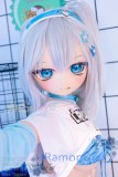 アニメドール WMDOLL 140cm Bカップ ソフビヘッド+シリコン製ボディ Y012ヘッド ボディ材質選択可