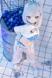 アニメドール WMDOLL 140cm Bカップ ソフビヘッド+シリコン製ボディ Y012ヘッド ボディ材質選択可