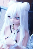 アニメドール WMDOLL 140cm Bカップ ソフビヘッド+シリコン製ボディ Y012ヘッド ボディ材質選択可