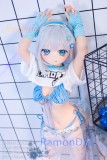 アニメドール WMDOLL 140cm Bカップ ソフビヘッド+シリコン製ボディ Y012ヘッド ボディ材質選択可