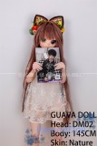 【新作ボディ】GUAVADOLL ソフビ製頭部+TPE材質ボディ 145cm Aカップ DM02ヘッド アニメドール
