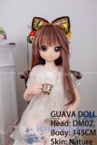 【新作ボディ】GUAVADOLL ソフビ製頭部+TPE材質ボディ 145cm Aカップ DM02ヘッド アニメドール