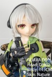 【新作ボディ】GUAVADOLL ソフビ製頭部+TPE材質ボディ 145cm Aカップ DM02ヘッド アニメドール