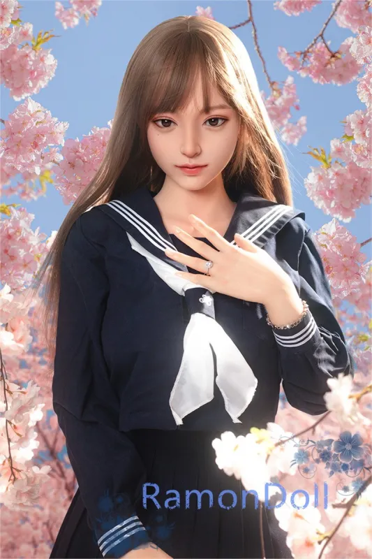 Doll Senior 158cm Fカップ #12梦舒（Mengshu）ヘッド #12-梦舒Mengshu お口の開閉機能付き 女子高校生ラブドール
