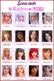 Sino Doll 頭部のみ フルシリコン製ヘッド Headダッチワイフ