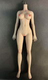 Mini Doll 60cm 巨乳 圣姨ヘッド シリコンボディ+ソフビ製ヘッド フィギュア人形