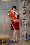 RealGirl 171cm Eカップ #C16ヘッド チャイナドレス姿ラブドール フルシリコン製リアルドール