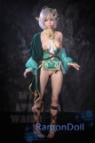 MyLoliWaifu 148cm Bカップ Ali阿離ヘッド 口の開閉機能付き エルフ耳の形の付け耳 シリコンラブドール